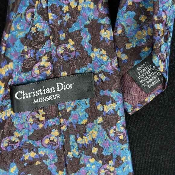 Christian Dior 100% Silk Toe - Picture 3 of 3